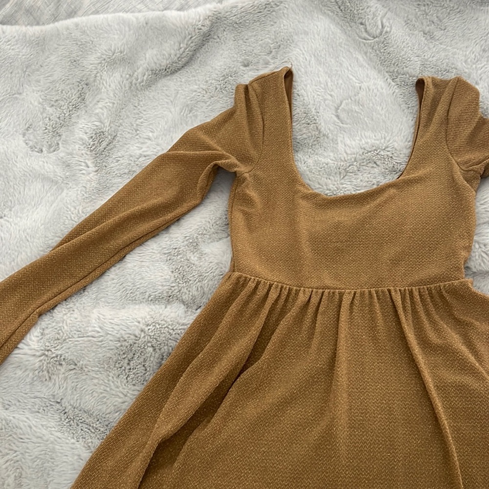 SALE Free People gold dress
